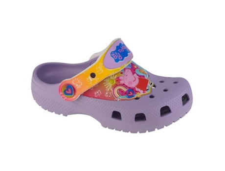 Zuecos de Bebé CROCS Classic Funi Am Peppa Morado (21)