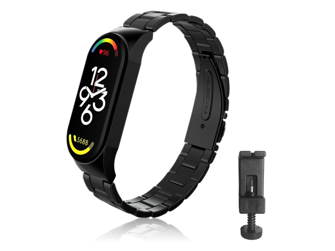 Correas De Repuesto Compatibles Con Xiaomi Band 7, De Acero Inoxidable Y Resistentes Al Agua.