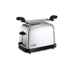 Russell Hobbs 23310-57 Mini Horno 2 Rebanadas Negro Plata