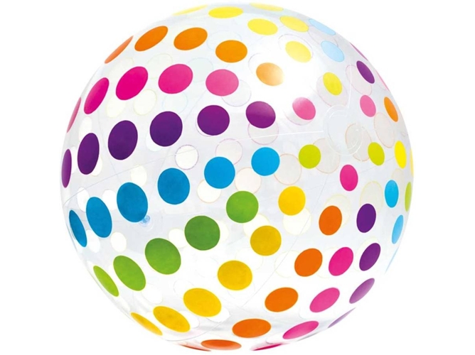 Pelota Hinchable INTEX Multicolor (107cm)