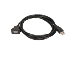 Cable De Extensión Usb 2.0 Para Automóvil, Instalación Integrada, Cable De Extensión De Pvc Impermeable Para Tablero De Instrumentos Del Automóvil