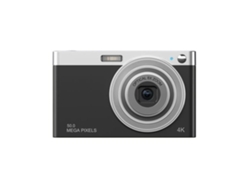 Cámara digital 4K de 50 MP, zoom óptico de 16x, grabación automática de vídeo, 32 GB de almacenamiento y batería. Stelasplen