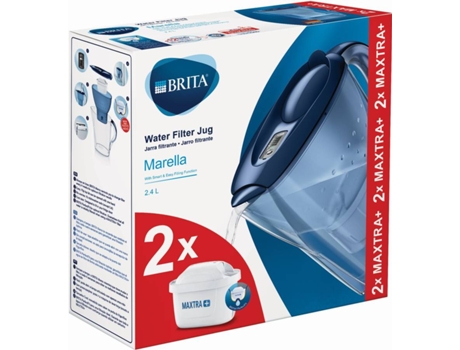 Jarra Brita Marella Azul + 2 Filtros Maxtra ProPuntronic