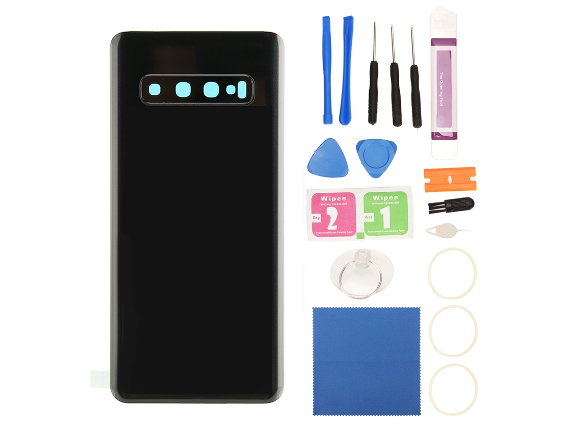 Cubierta Trasera De Cristal Para Samsung Galaxy S10 G973 Con Lente De Cámara Y Kit De Reparación.