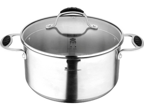 Olla MASTERPRO BGMP-1592 (Gris - Acero Inoxidable)