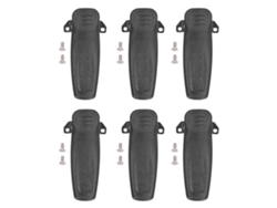 6 Clips De Repuesto Para Cinturón Para Hyt Tc-610 Tc-500s Tc-508 Tc-700 Tc-780