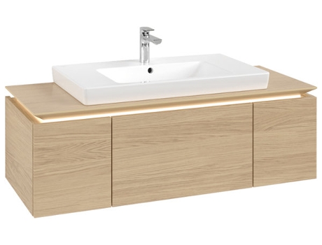 Villeroy &amp Boch Legato Vanity unit B696 1200x380x500mm céntrico con iluminación LED