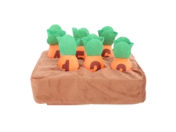 Juguete Para Perros Squeaky Carrots Enriquecedor Interactivo De Peluche Búsqueda Zanahoria Masticable