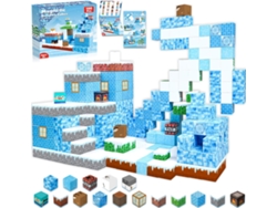 Cubos de rompecabezas modelo Hielo Modelo Zh 004 Nuevo, Bloques magnéticos, 100 bloques de construcción magnéticos
