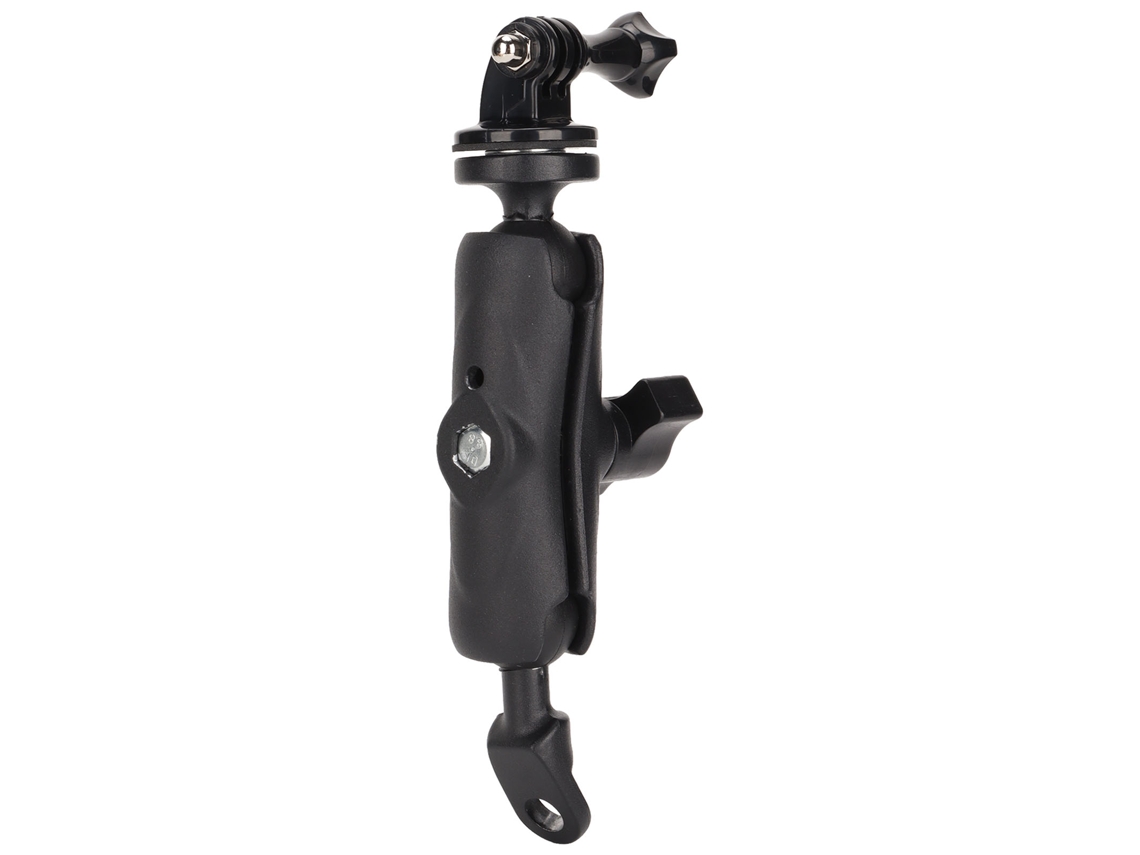 Soporte Para Cámara De Motocicleta Ajustable 360° Y Estable Con Rosca De 1/4 Pulg. Para Cámaras Deportivas.