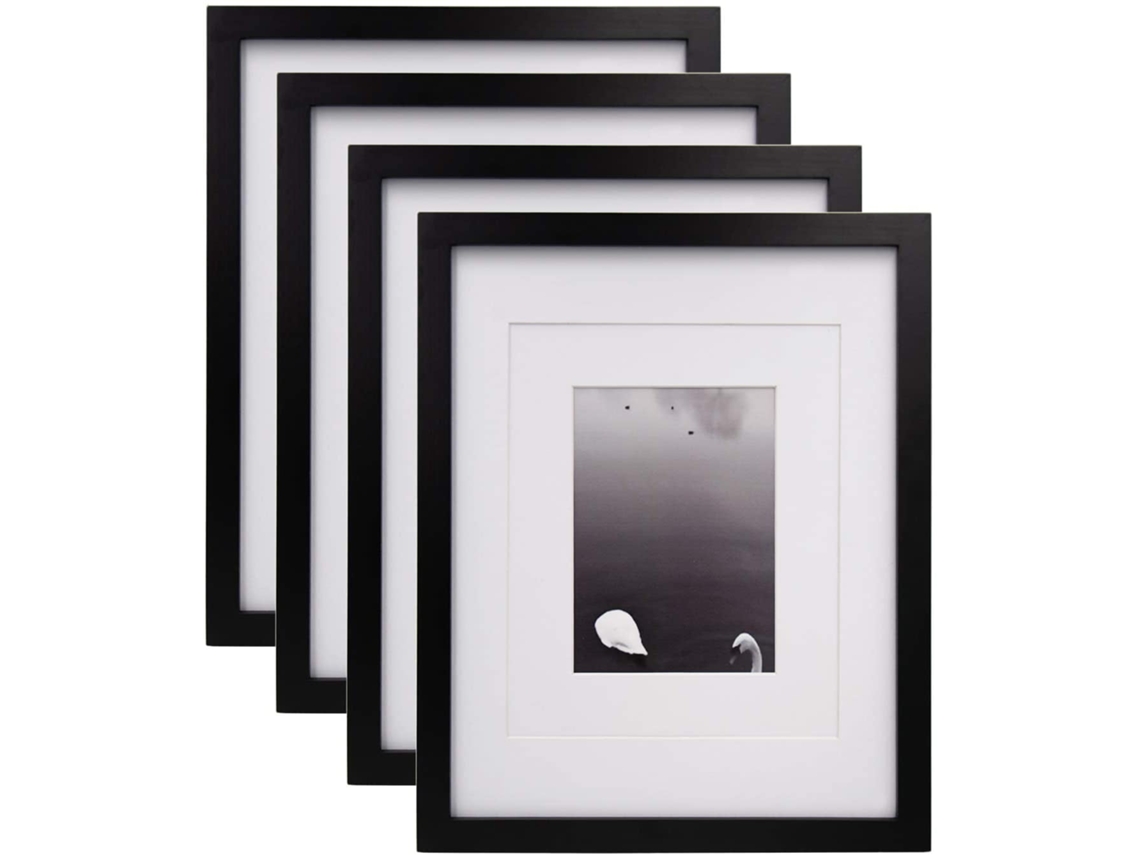 Conjunto de Marcos 11x14 Pulgadas, 4 Unidades con Plexiglás LAOPIPFU