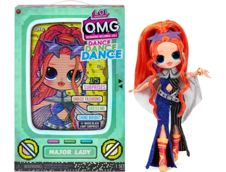Boneco LOL SURPRISE OMG Dance Doll Major Lady (Idade Mínima: ‍4 Anos)