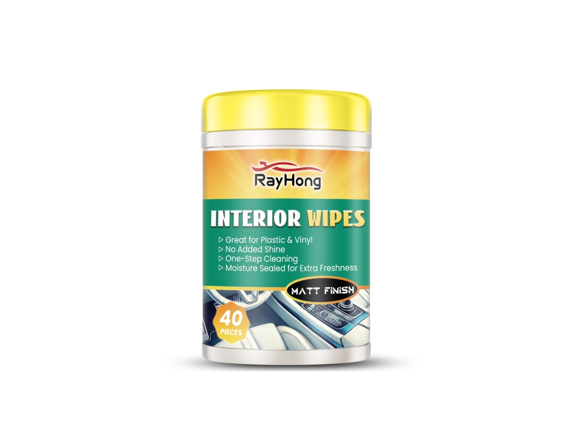 Toallitas limpiadoras eficaces para el interior del coche.