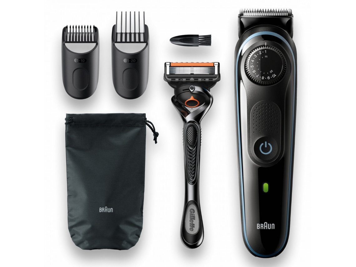Cortapelos Braun BeardTrimmer 5 BT5341 Negro, Azul
