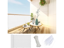 50 X 200 Cm, Cortavientos, Hdpe, Resistente Al Viento, Protección Uv, Para Balcón