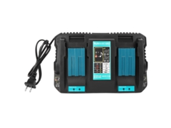 Cargador De Baterías Doble Con Interfaz Usb Dc18rd Para Makita Bl1830 Bl1430 14.4-18v Plug Us 110-130v