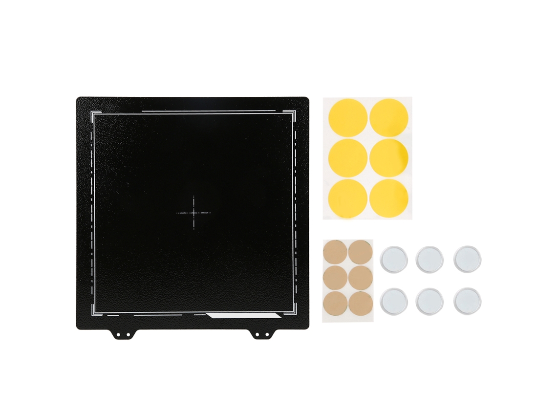 Hoja De Acero Con Polvo Pei Texturizada 6 Piezas Con Pegatina Magnética Para Ender-3/3s/3pro/5
