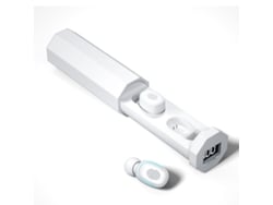 Auriculares Inalámbricos Bluetooth Con Cancelación De Ruido Para Deportes, Conexión Estable, Color Blanco.