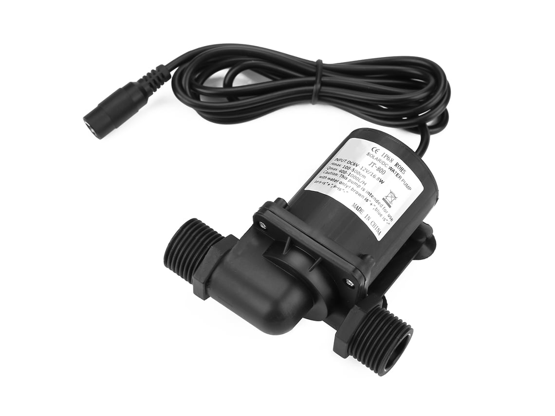 Mini bomba de água sem escovas de 12 V CC para pequeno lago de peixes -40 °C ~ 100 °C