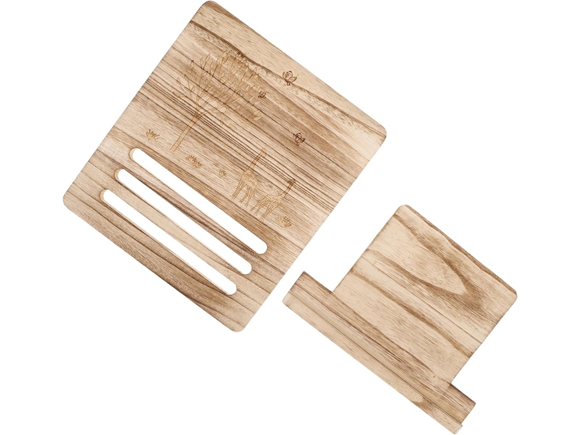 Atril Para Partituras Y Soporte Multifuncional Para Recetas Musicales, Diseño Elegante, Portátil Y Natural.