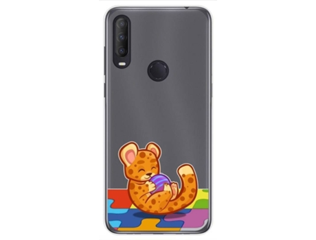 Carcasa Alcatel 1S 2020 TUMUNDOSMARTPHONE Dibujos Transparente Multicolor