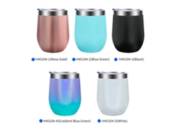 Vaso térmico de 12 oz con tapa, ideal para viajes, café y actividades al aire libre.