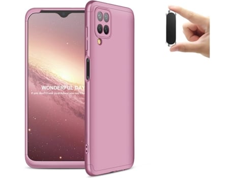 Funda y Soporte Samsung A12 PHONESHIELD Slim Armor 360º Rosa