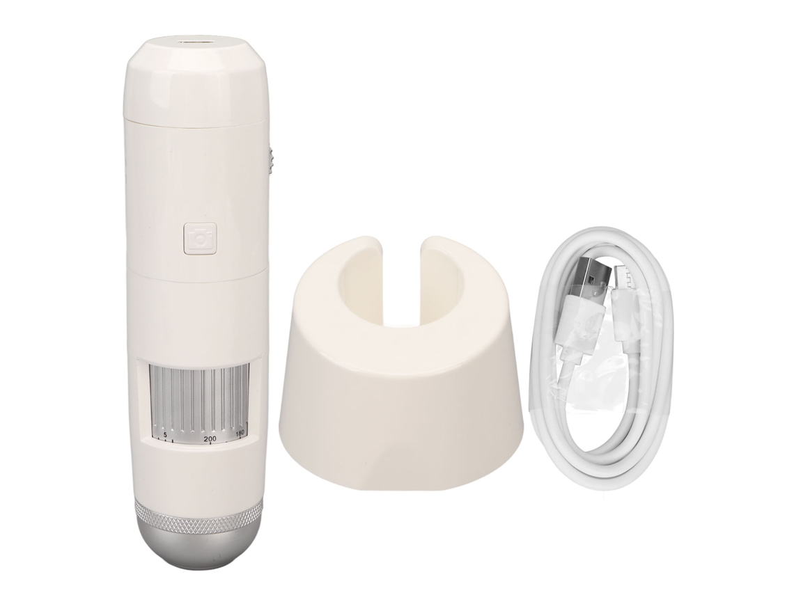 Detector Analizador De Folículos Capilares Inalámbrico Ai 50x-200x Para Salones De Belleza