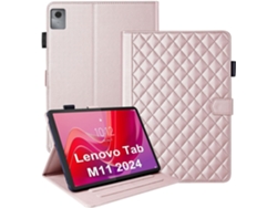 Funda Para Lenovo Pad Pro 12.7 2023/p12 12.7 Inch, Funda Con Tapa De Cuero Pu De Negocios Con Ranura Para Tarjeta Para Bolígrafo, Oro Rosa Chrui
