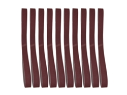 10 Unidades De Lija De Banda De 760x25 Mm Y Grano 120 Para Lijadora De Banda Abrasiva
