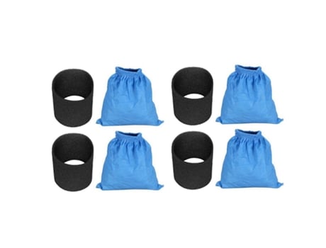 Bolsas de filtro textil de 8 piezas, filtro de espuma húmedo y seco para aspiradora Karcher Mv1 Wd1 Wd2 Wd3, bolsa de filtro para aspiradora