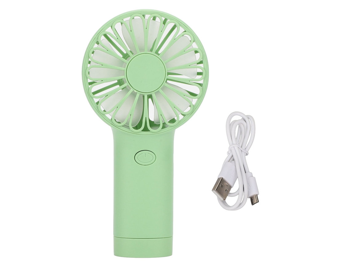 Ventilador Portátil Recargable Por Usb Con 2 Velocidades Y Batería De 800 Mah Para Viajes, Picnics Y Uso En La Oficina.