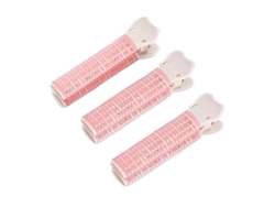 Paquete De 3 Pinzas Para El Cabello Para Dar Volumen En La Raíz, Pinzas Para El Cabello Para Cabello Naturalmente Esponjoso (rosa)