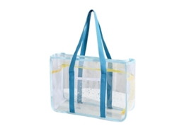Bolsa De Playa Para Mujer, Transparente, De Pvc, Para Exteriores, Para Viajes, Práctica, Para Nadar, Color Azul