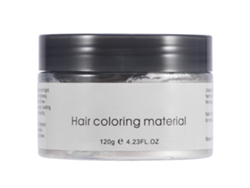 Tintura de cabelo descartável unissex 2026, creme de argila de 120ml para colorir e estilizar os cabelos (branca)