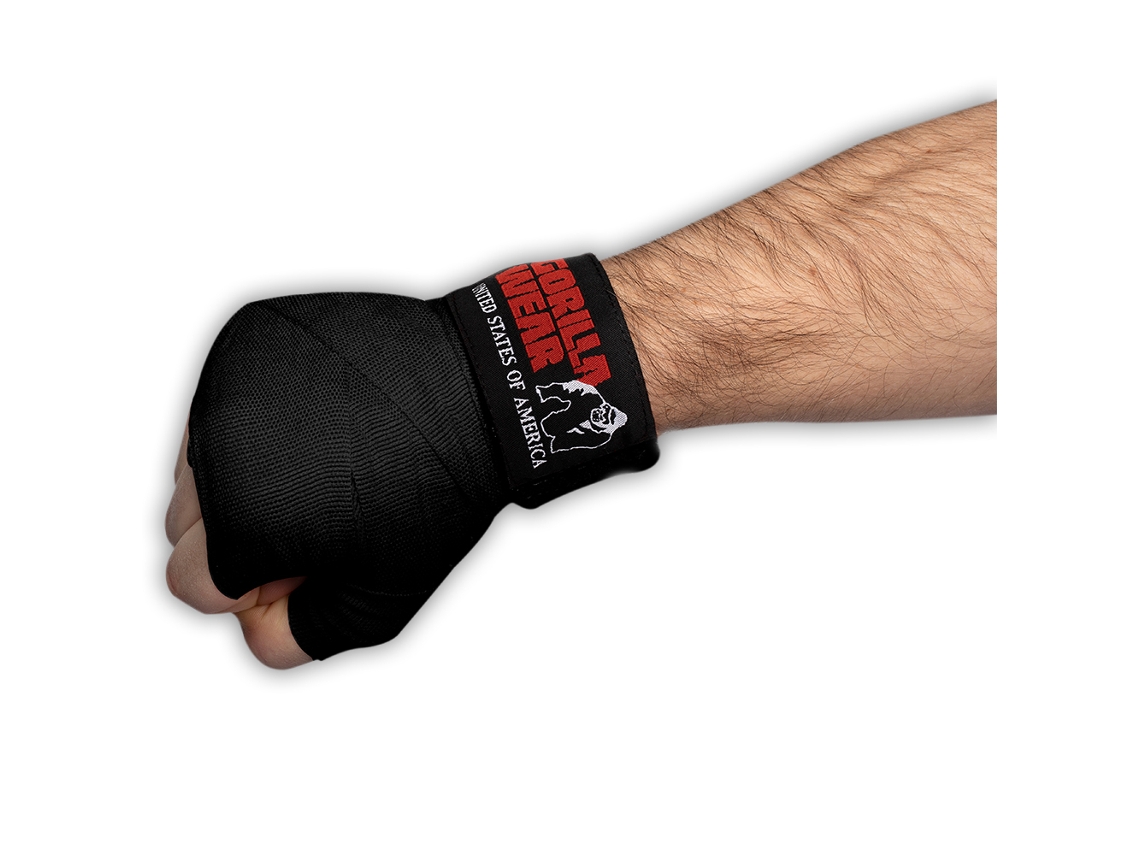 Venda de Manos de Boxeo Negras 2.5M GORILLA WEAR