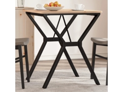 Patas De Mesa De Comedor Estructura Y Acero 60x60x73 Cm