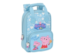 Mochila Infantil Peppa Pig Luz Azul Bebé 20 x 28 x 8 cm