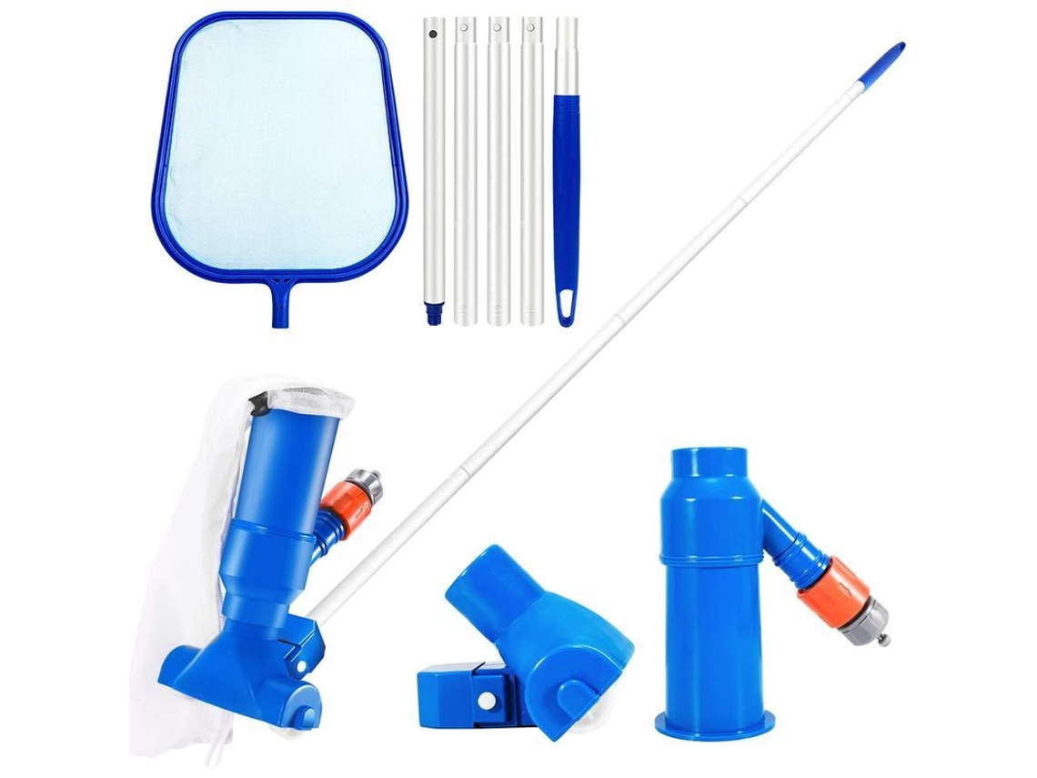 2026-kit De Limpieza Y Mantenimiento De Piscina Con Palo Telescópico, Aspiradora Y 3 Piezas De Limpieza