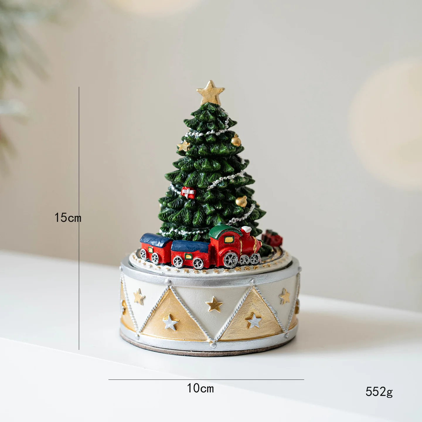 (estilo 4) Caja De Música Navideña, Una Elegante Decoración Navideña Europea, Una Opción De Regalo Para Mujeres.