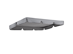 JILLIOPER Cubierta para columpio de exterior para muebles de patio, repuesto de toldo para columpio con protección contra la intemperie y diseño elegante, toldo
