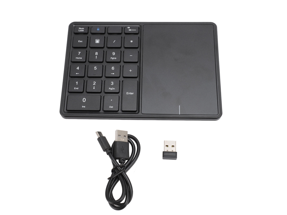 Baoj-2026novoteclado Numérico Sem Fio Com Touchpad