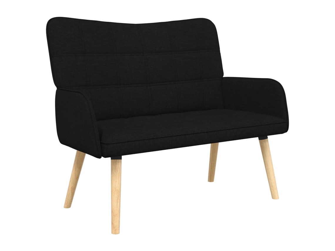 Maison Exclusive - Sofá De 2 Plazas Negro 115 X 61 X 87 Cm Tela