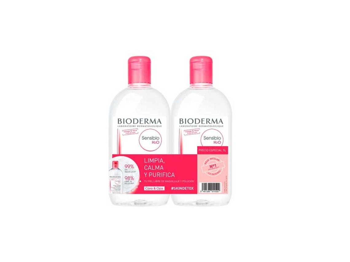 Crema Facial BIODERMA Sensibio H2O Doble (500 ml)