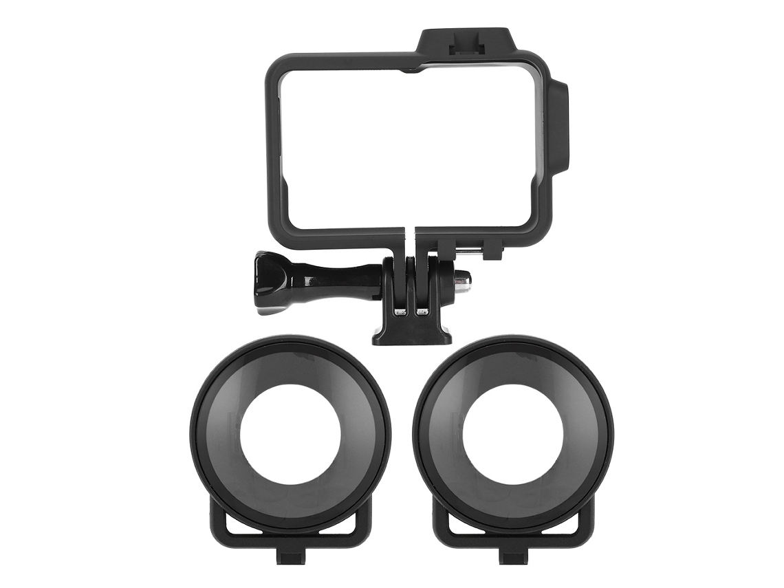 Marco De Extensión Antivibración Impermeable Negro Para Cámara Panorámica Insta360 One R, Kit De Carcasa De Protección