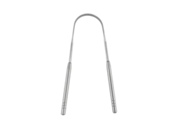 (plata, 1 Pieza) Kit De Limpieza De Lengua De Acero Inoxidable De Alta Calidad, Herramienta Portátil De Higiene Bucal