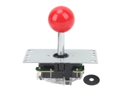 Joystick Arcade Para Juegos De Lucha, Piezas De Repuesto, Placa De Circuito Con Cabezal De Bola Rojo.