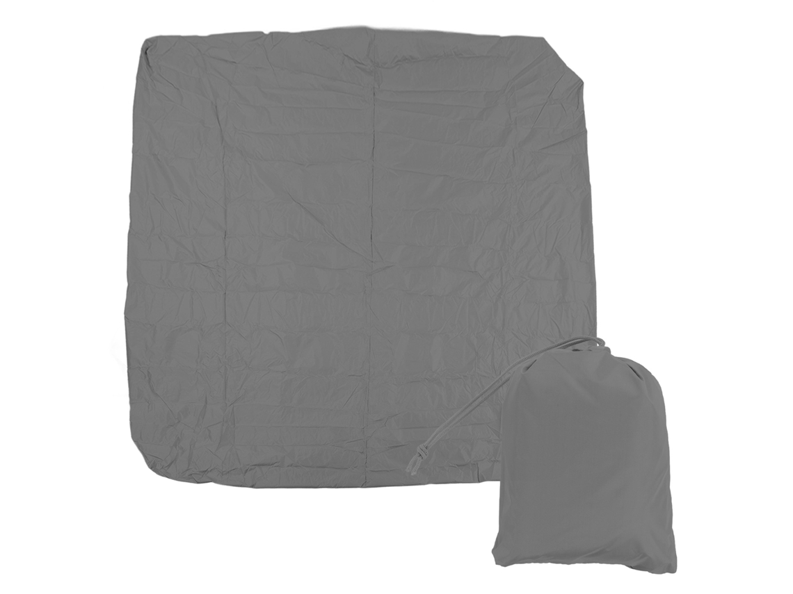 Cubierta Cuadrada Para Jacuzzi/spa De 231x231x30cm, Impermeable, Gris.