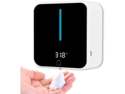 2026-dispensador De Jabón Automático De Pared Para Baño Y Cocina, Sensor, Pantalla Led, 400ml, Abs, Ahorra Espacio
