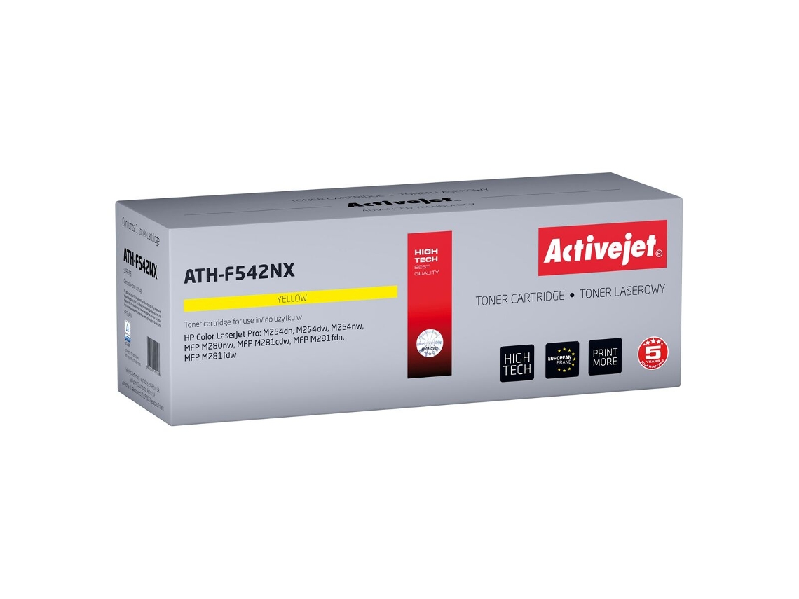 Tóner ACTIVEJET Ath-F542Nx - Amarillo
